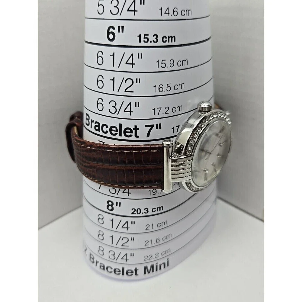 Ferre Milano 1L096 Swiss Made Womens Quartz Crystal Bezel Watch New Battery
